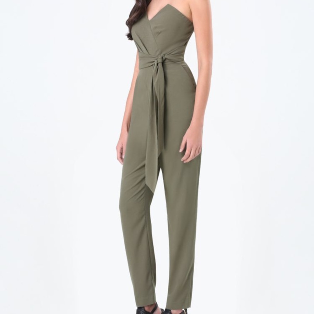 🎉2x HP 🎉NWT Mustard Seed olive jumpsuit